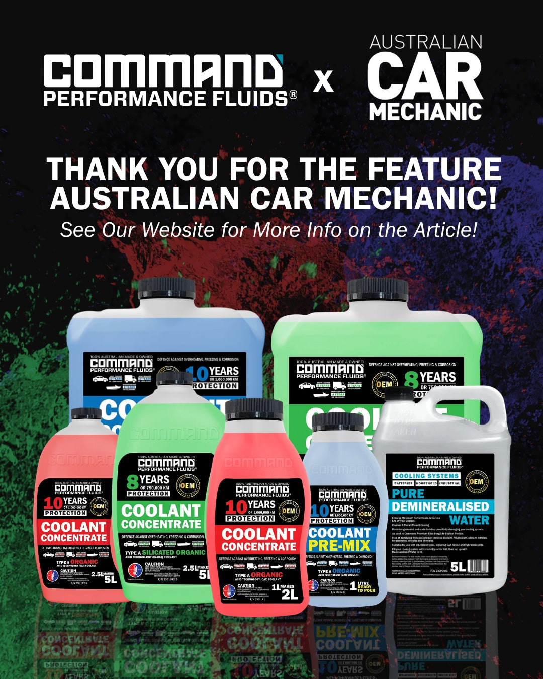 Australian Car Mechanic Feature: Command Performance Fluids