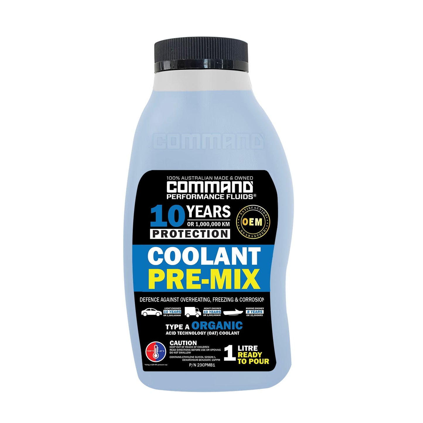 COMMAND 1L BLUE COOLANT LONGLIFE PRE MIX