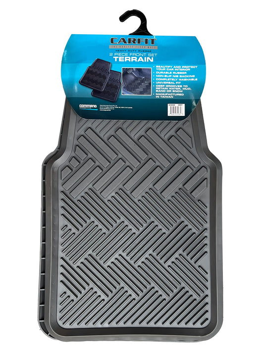 TERRAIN GREY 2 PIECE FRONT RUBBER