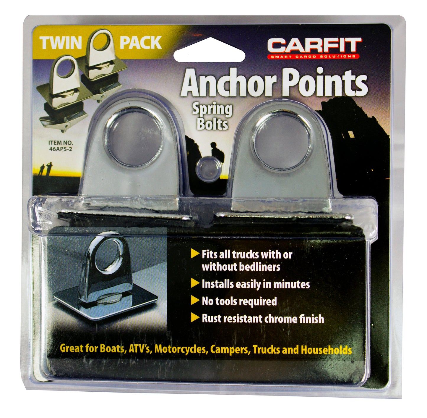 ANCHOR POINTS SPRING BOLT 2PK