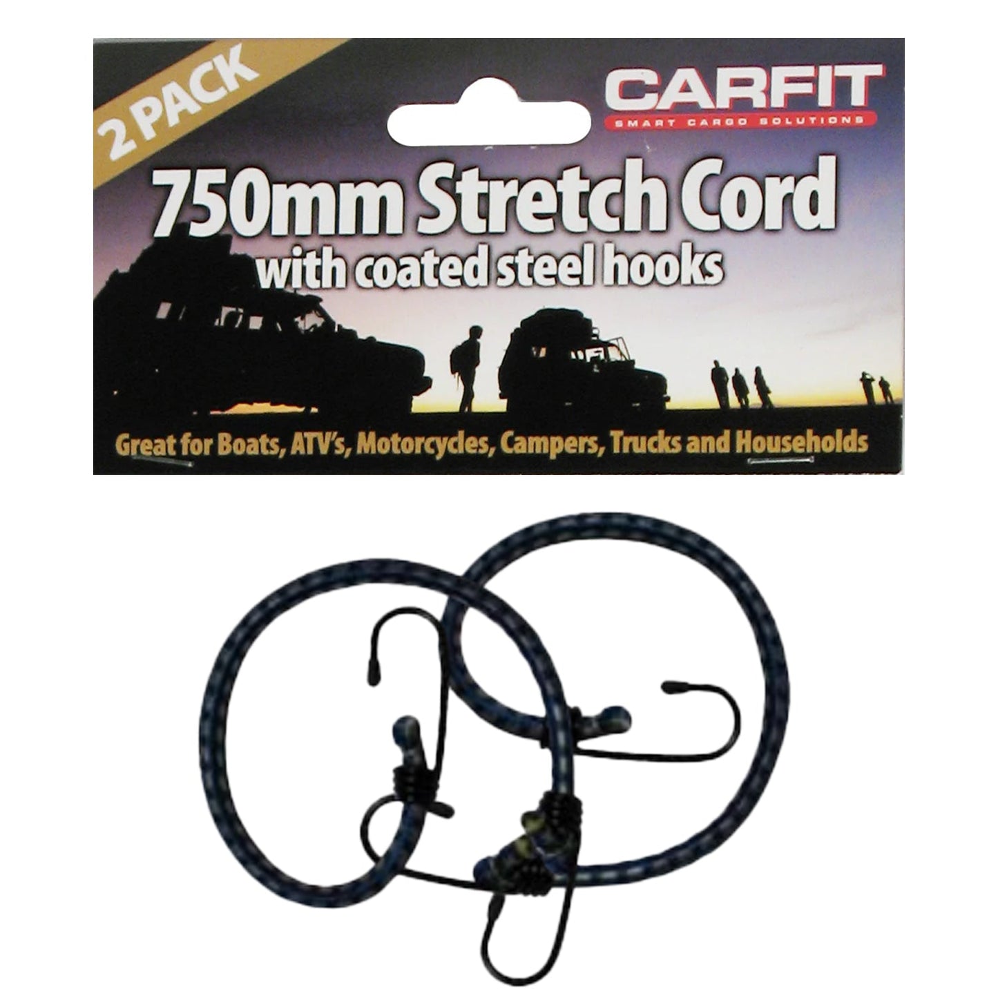 BUNGEE STRETCH CORD - 7500MM - SET OF 2