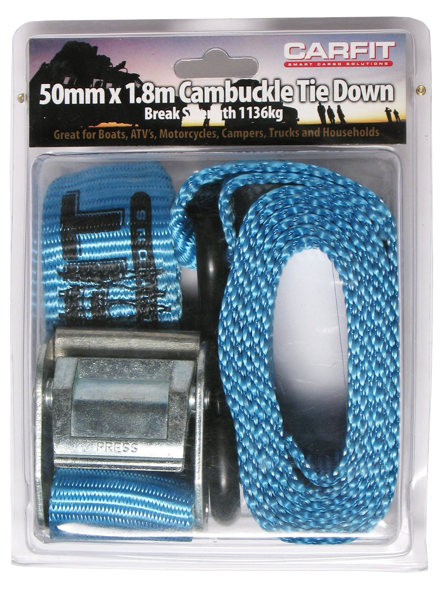 CAMBUCKLE STRAP - 50MM X 1.8M - SINGLE