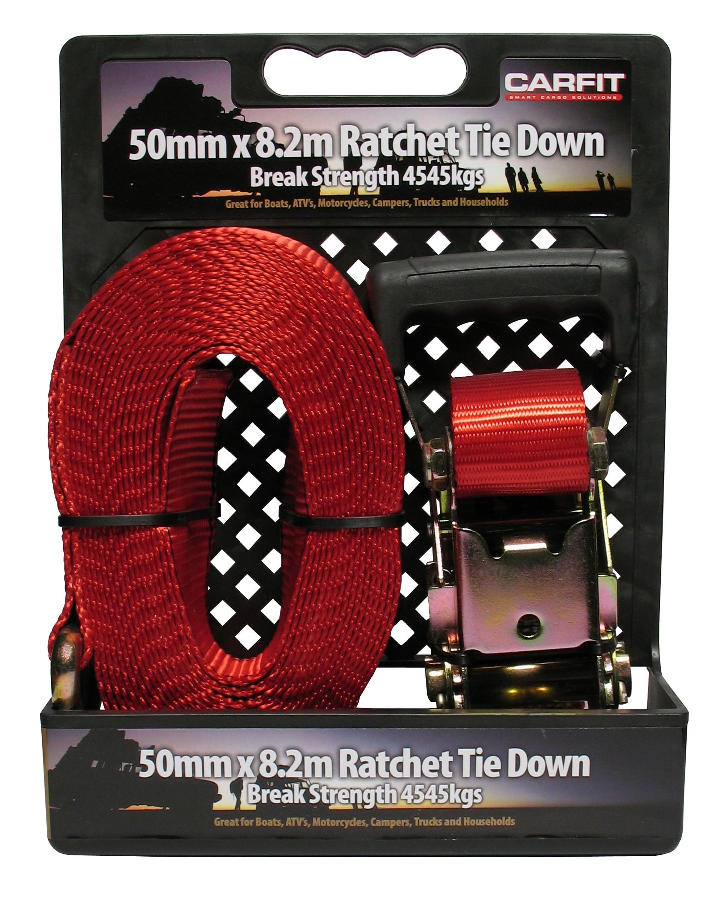 50MM X 8.2M RATCHET STRAP SINGLE