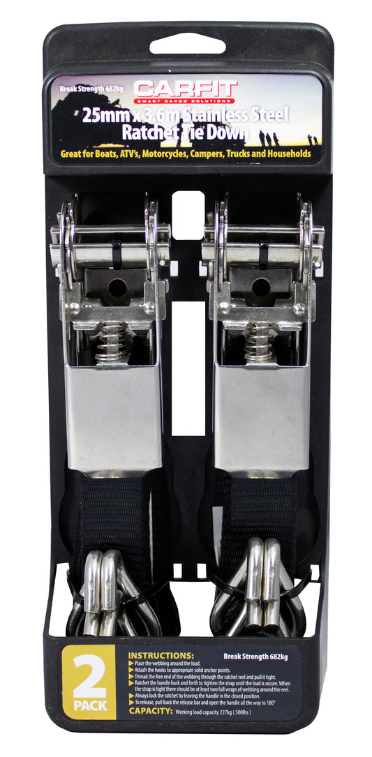 STAINLESS STEEL RTD - 25MM X 3.6M - SET OF 2