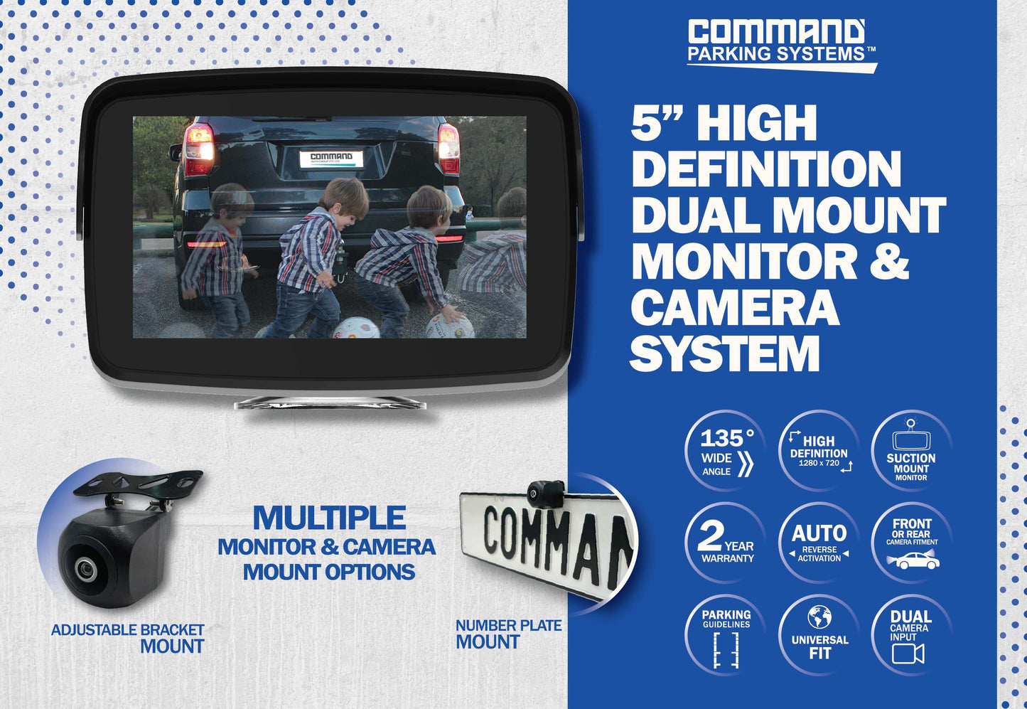 HIGH DEFINITION 5" MONITOR & CAMERA