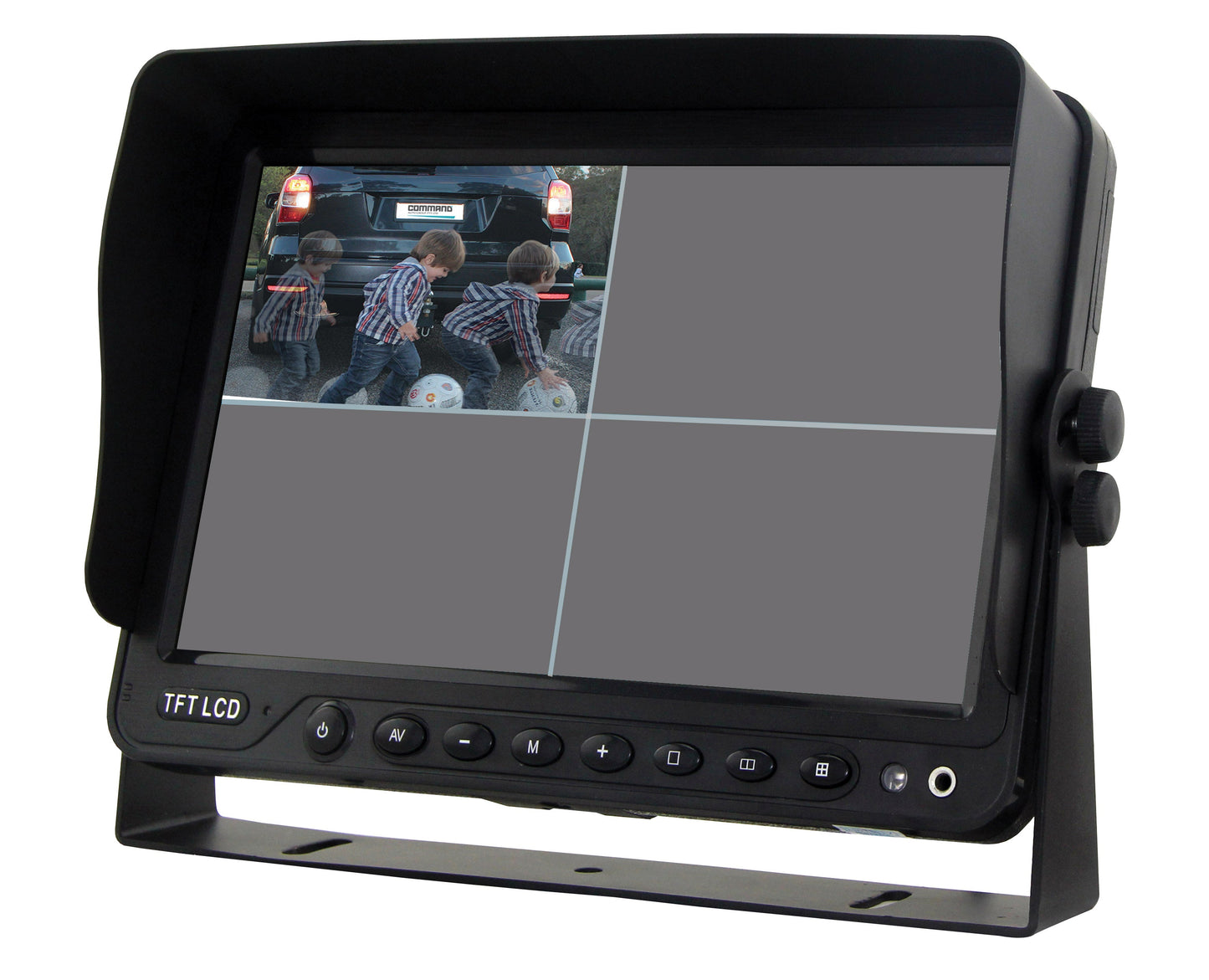 HIGH DEFINITION 7" HEAVY DUTY QUAD VIEW MONITOR