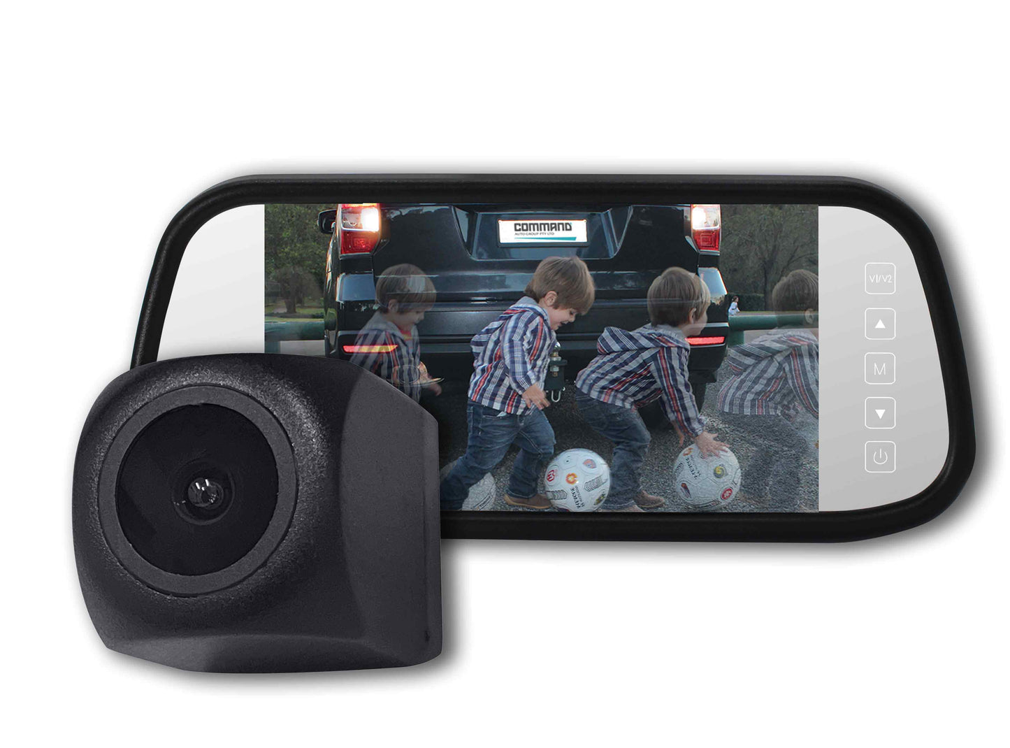 HIGH DEFINITION 7" OE REPLACEMENT MIRROR MONITOR - WITH 135º MINI BOX CAMERA