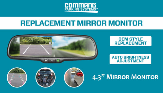 OE STYLE REPLACEMENT MIRROR MONITOR