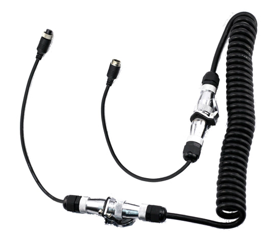 HEAVY DUTY TRAILER CABLE KIT - WITH HEAVY DUTY 120º CCD BOX CAMERA