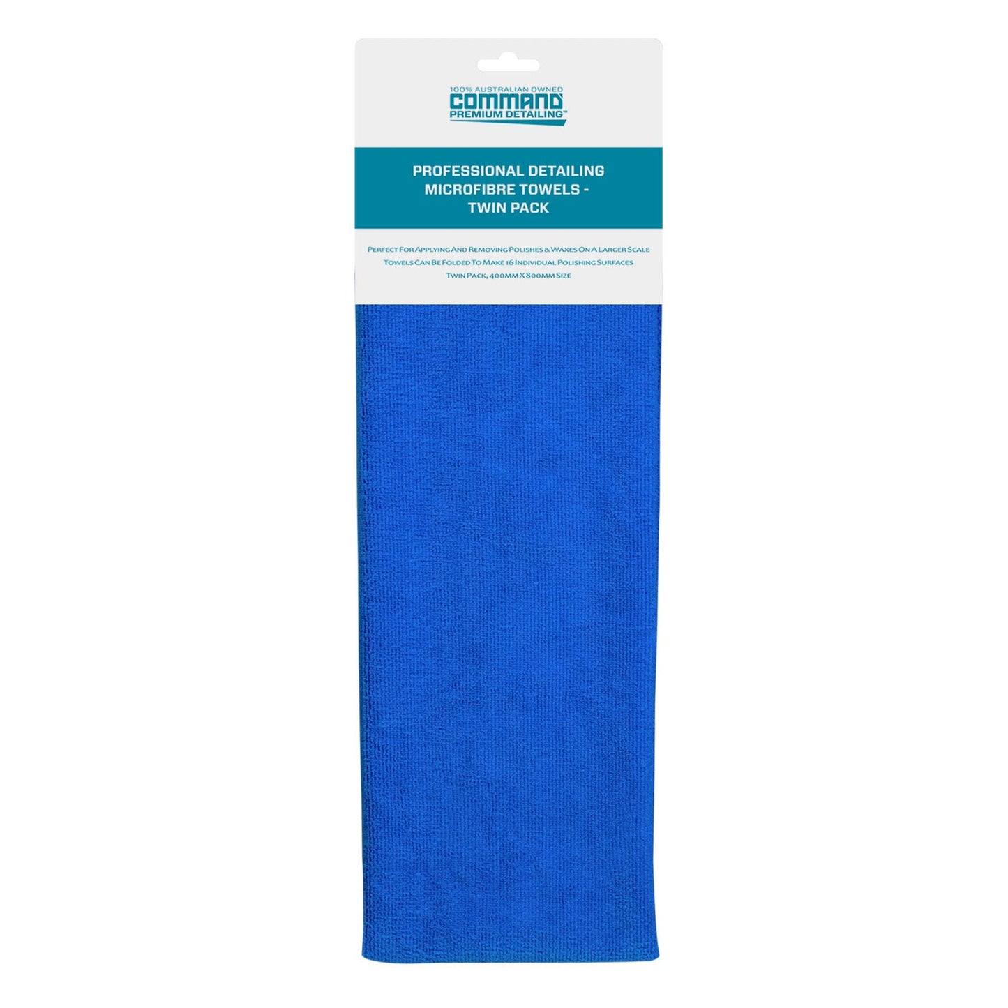 PROFESSIONAL MULTI PURPOSE MICROFIBRE TOWELS (TWIN PACK)