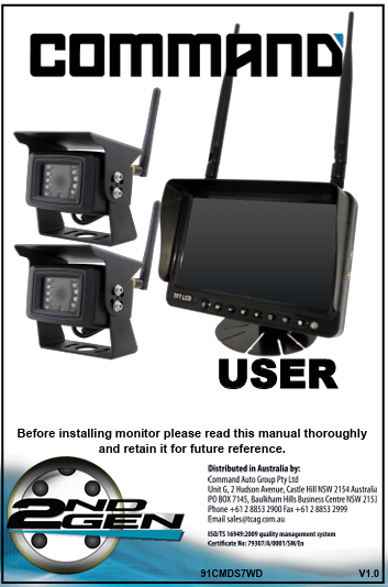 User Manual for 91CMDS7WD
