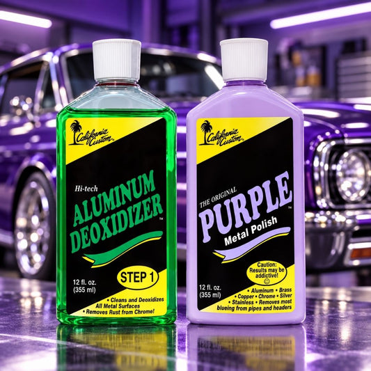 California Custom Purple Metal Polish & Aluminium High-Tech Deoxidizer