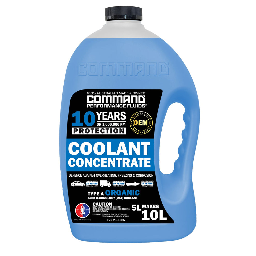 COMMAND 5L BLUE COOLANT LONGLIFE CONCENTRATE – Command Auto