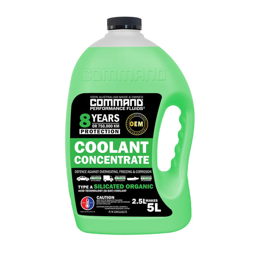 COMMAND 2.5L GREEN COOLANT LONGLIFE CONCENTRATE