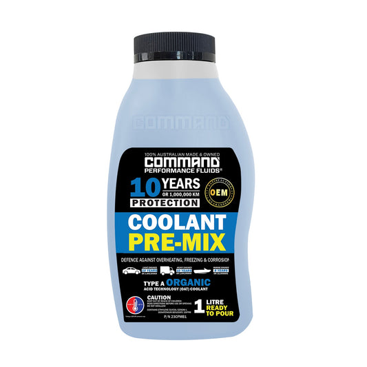 COMMAND 1L BLUE COOLANT LONGLIFE PRE MIX
