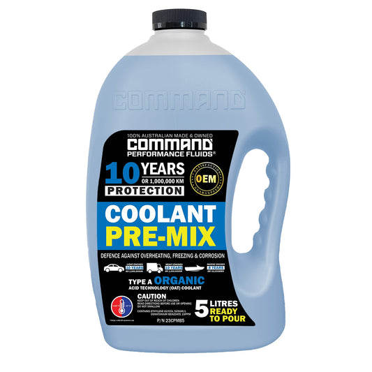 COMMAND 5L BLUE COOLANT LONGLIFE PRE MIX
