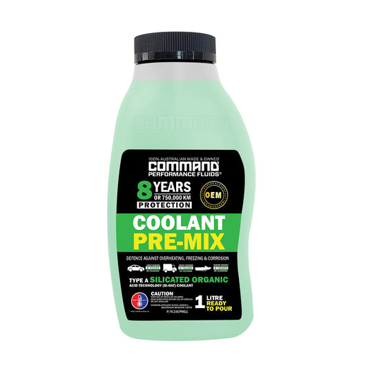 COMMAND 1L GREEN COOLANT LONGLIFE PRE MIX