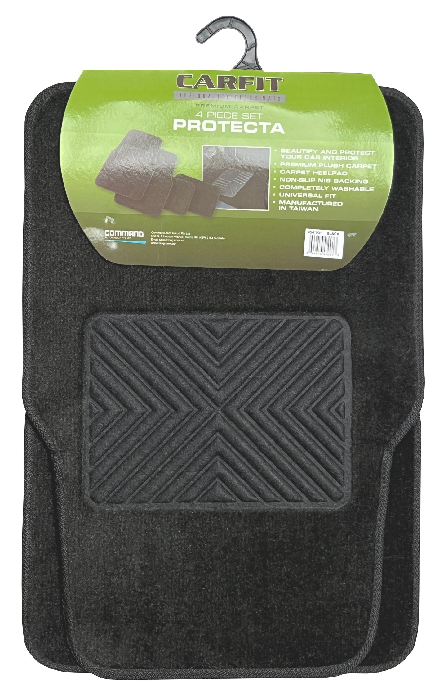 PROTECTA BLACK 4 PIECE SET CARPET