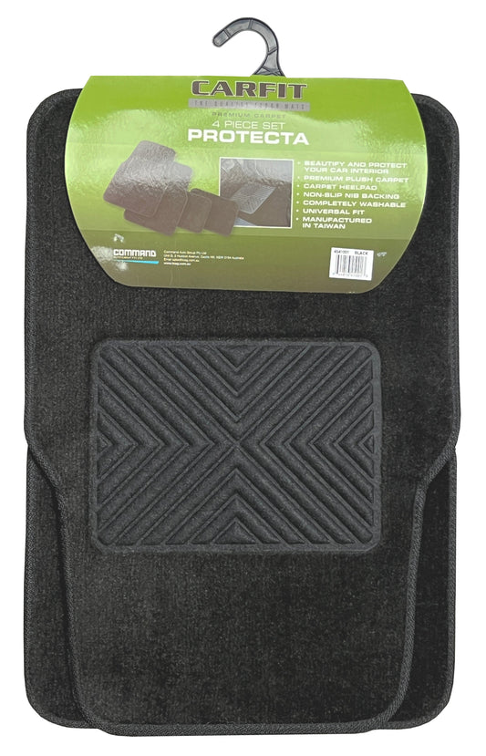 PROTECTA BLACK 4 PIECE SET CARPET