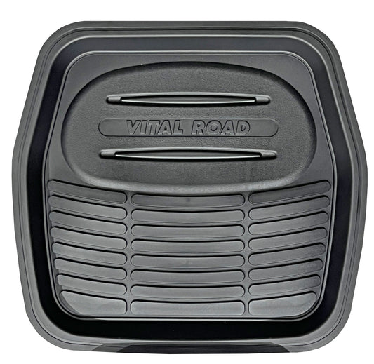 MUD/SNOW BLACK 1 PIECE REAR RUBBER