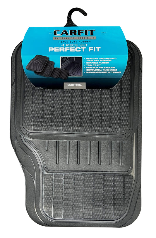 PERFECT FIT BLACK 4 PIECE RUBBER