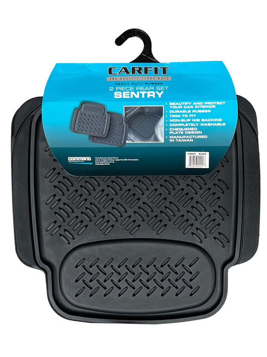 SENTRY BLACK 2 PIECE REAR RUBBER