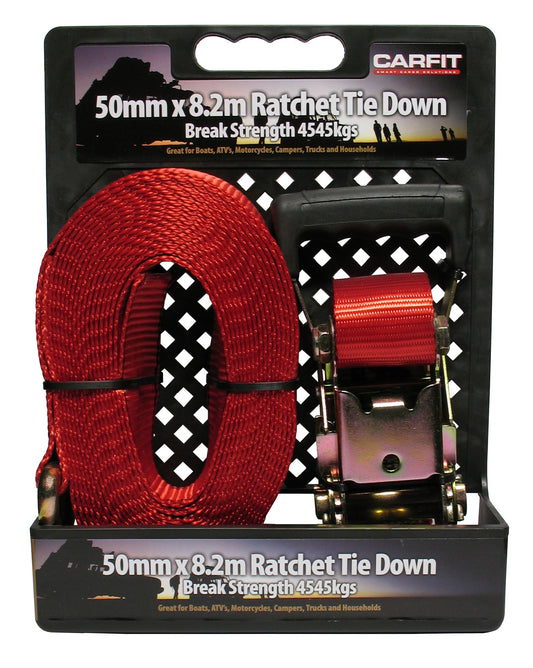 RATCHET STRAP - 50MM X 8.2M - SINGLE