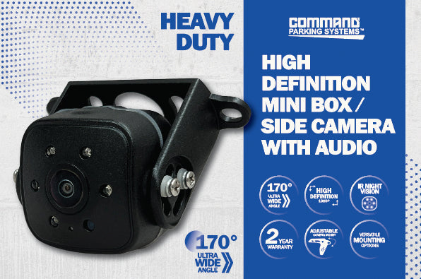 HIGH DEFINITION 170º HEAVY DUTY MINI BOX CAMERA – Command Auto