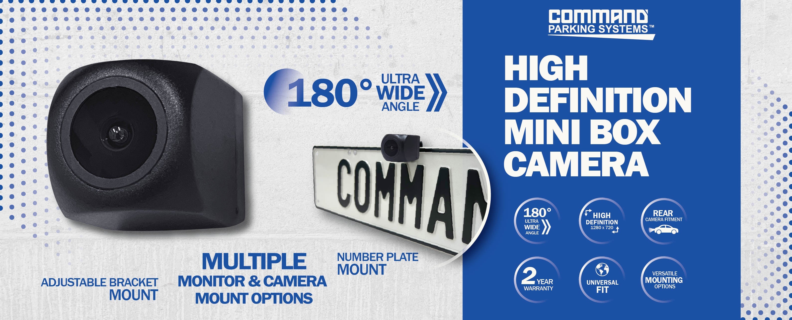 Compact Box Camera HIGH DEFINITION 180º MINI BOX CAMERA – Command Auto