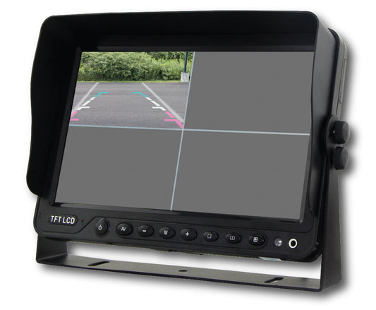HEAVY DUTY 7" QUAD INPUT MONITOR