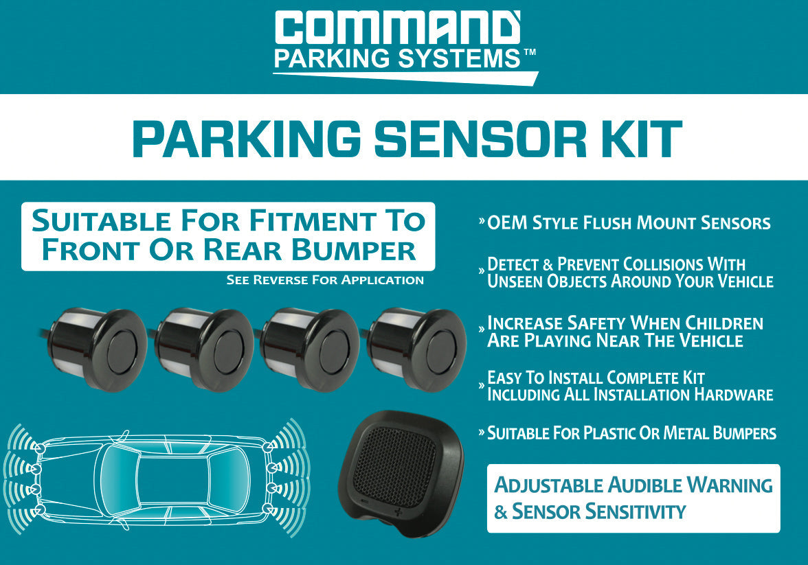 FRONT SENSOR KIT - BLACK SENSORS & BUZZER
