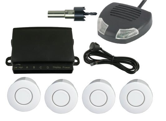 FRONT SENSOR KIT - WHITE SENSORS & BUZZER